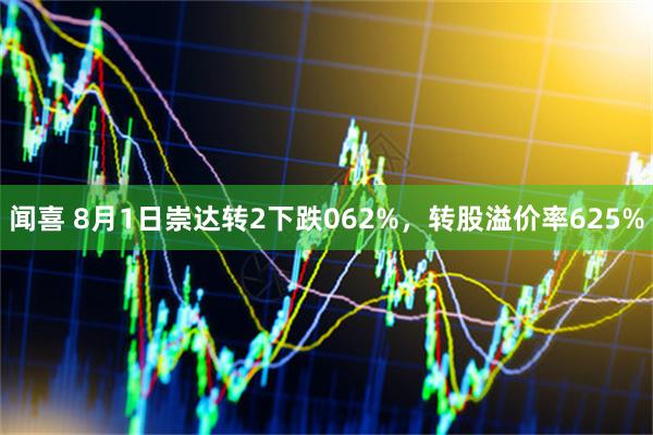 闻喜 8月1日崇达转2下跌062%，转股溢价率625%